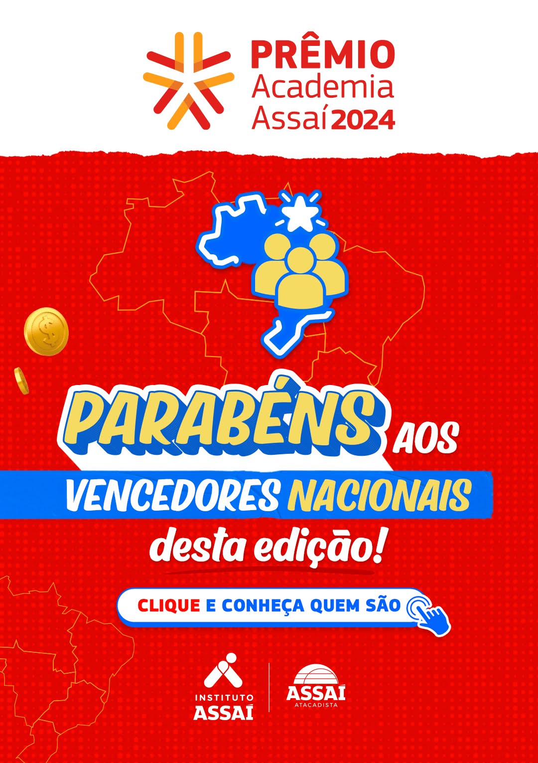 Divulgação dos vencedores nacionais do Prêmio Academia Assaí 2024