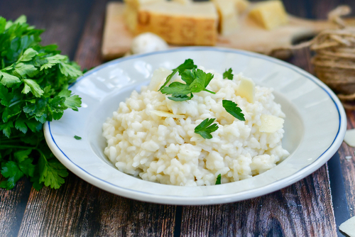 Receita Arroz com champanhe 